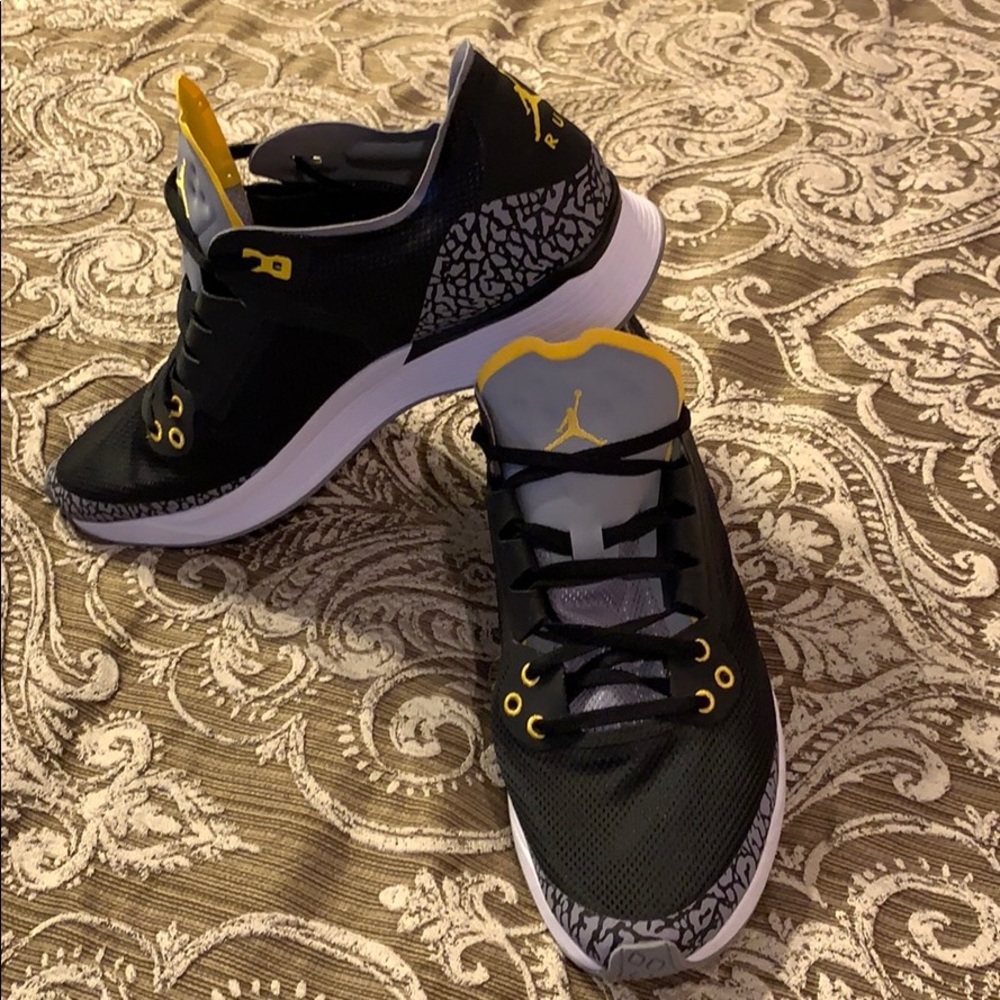 MJ- Michael Jordan running shoes.